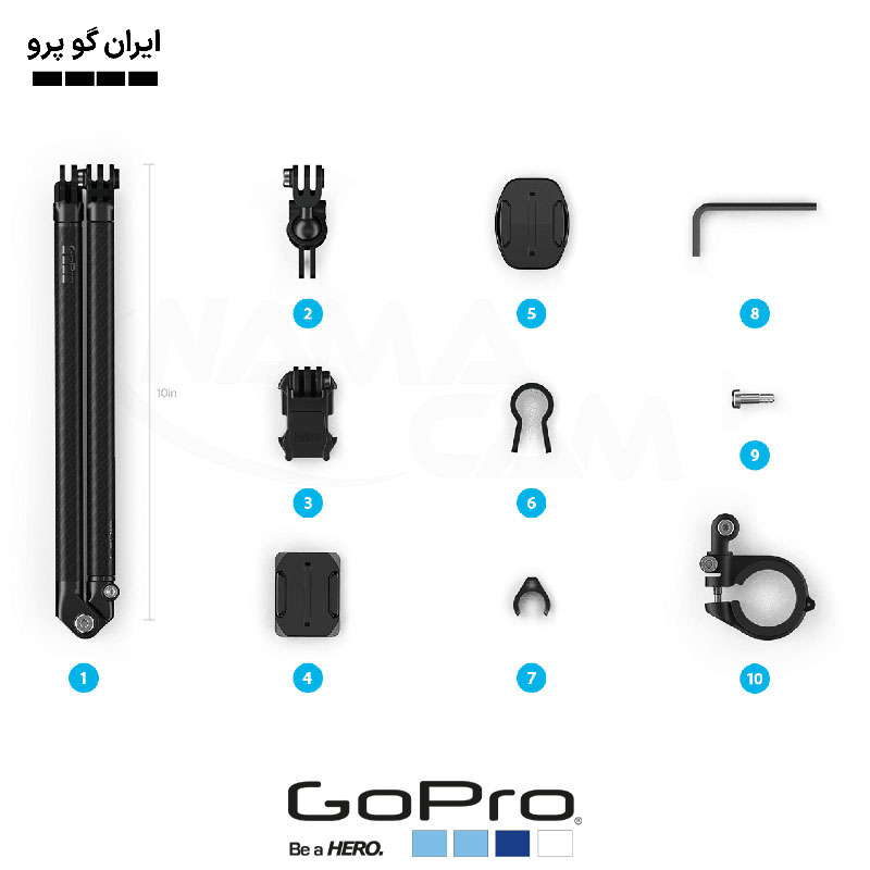 بوم + مانت اتصال موتور گوپرو - GOPRO/ایران گوپرو